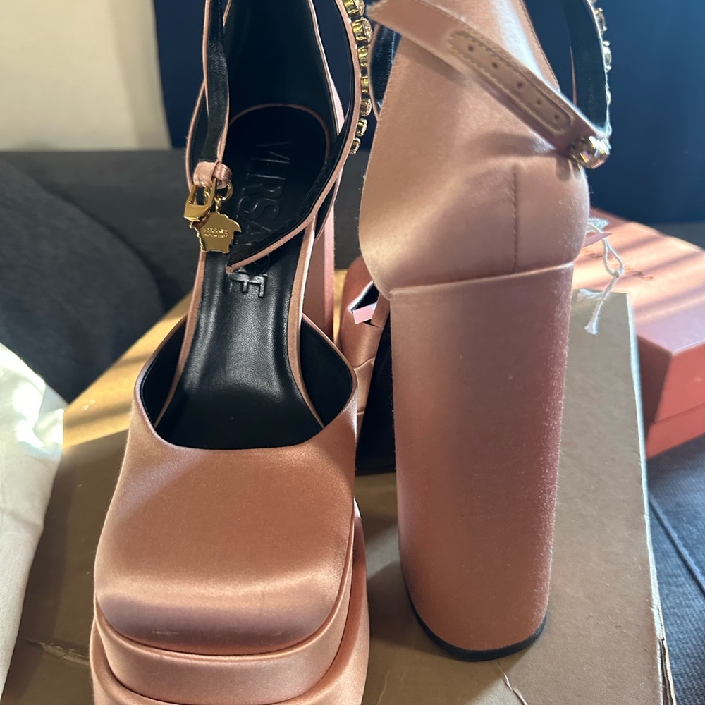 Versace platform heels